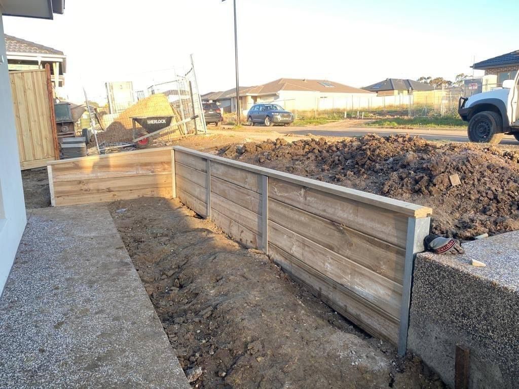 Timber Retaining Wall Geelong